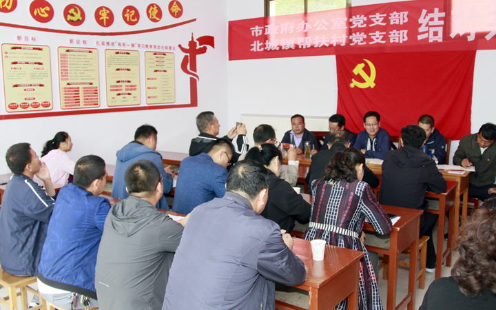 定西市政府办公室赴通渭帮扶村开展“结对共建”...